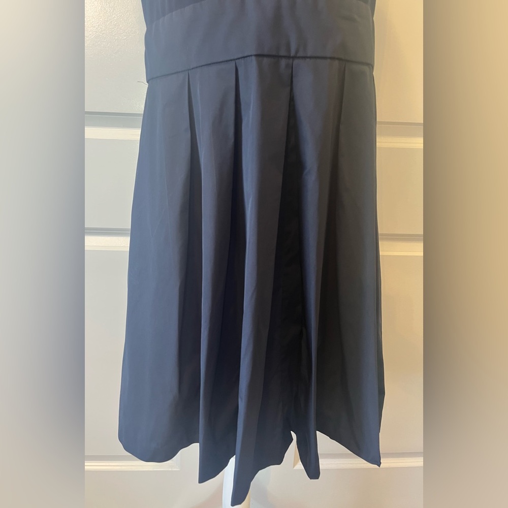 Ralph Lauren Yuko Tafetta skirt cocktail sleeveless dress size 12. - Picture 2 of 4